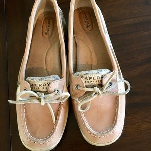 Sperry Top Sider Leopard print shoes